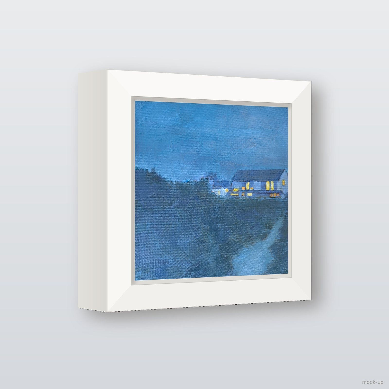 Welsh House: the frame from the side