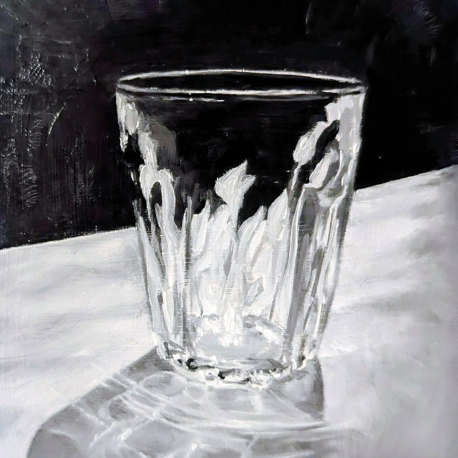 Tumbler: the painting